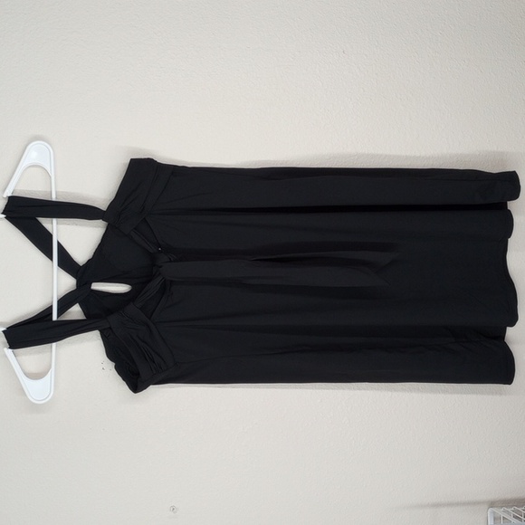 Athleta Black Kiki Halter Swim Dress Women's size Medium - Picture 8 of 16